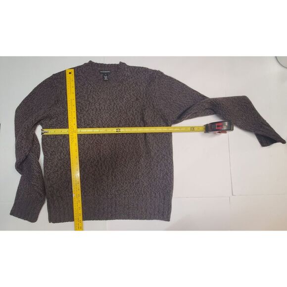 Club Monaco Sweater Women's Large Brown Heather  Knit Pullover - Picture 4 of 7